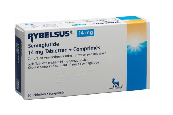 Таблетки Ребелсас (семаглутид) Германия rebelsas Novo Nordisk 14 мг 30 таблеток